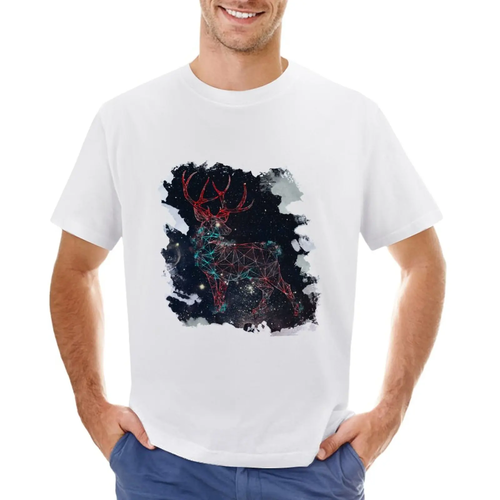 

Celestial Deer T-Shirt tees boys animal print mens graphic t-shirts pack