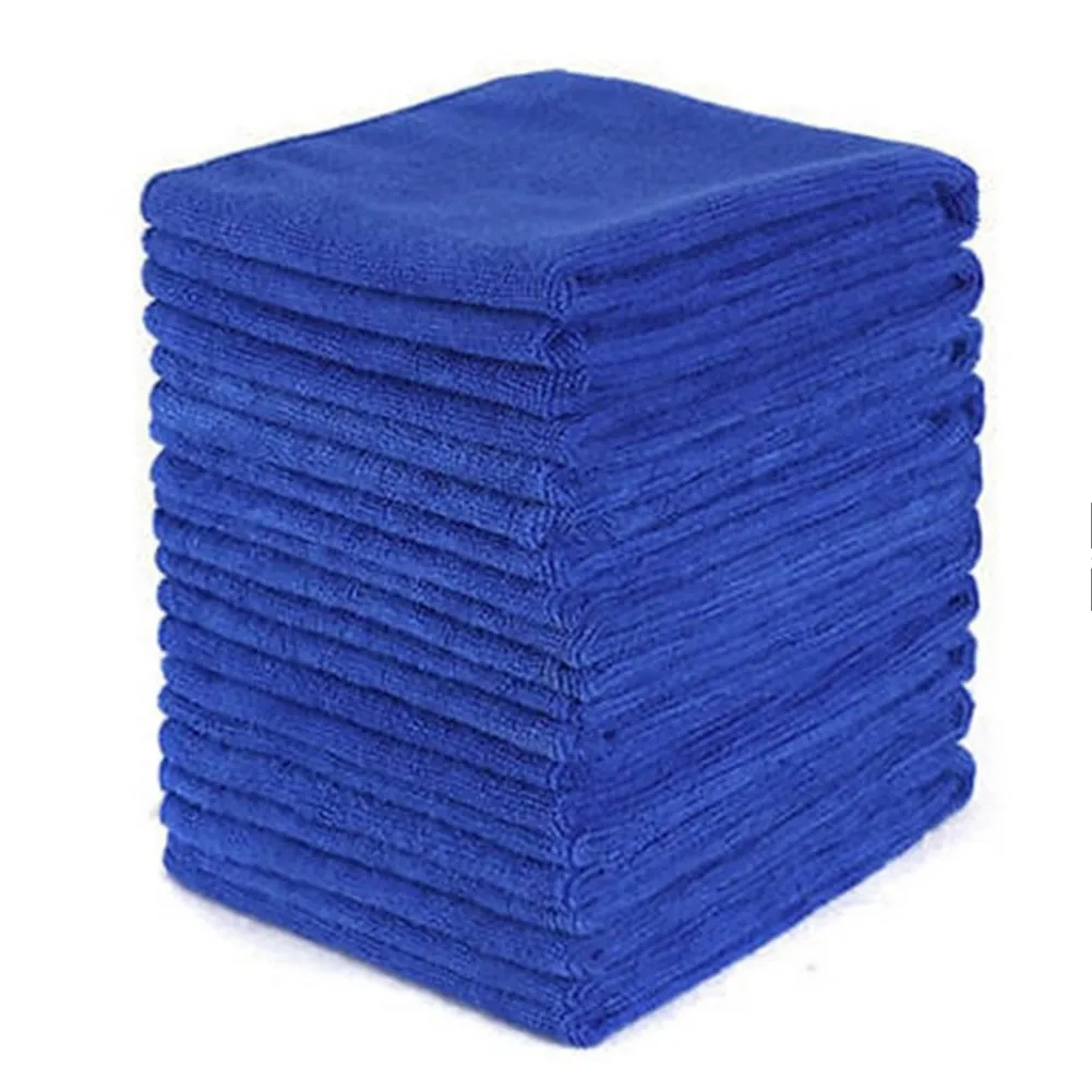 30x30CM Car Wash Microfiber Towel Car Cleaning Drying Cloth Automobile Motorcycle Washing Glass Household Cleaning Small Towel car wax