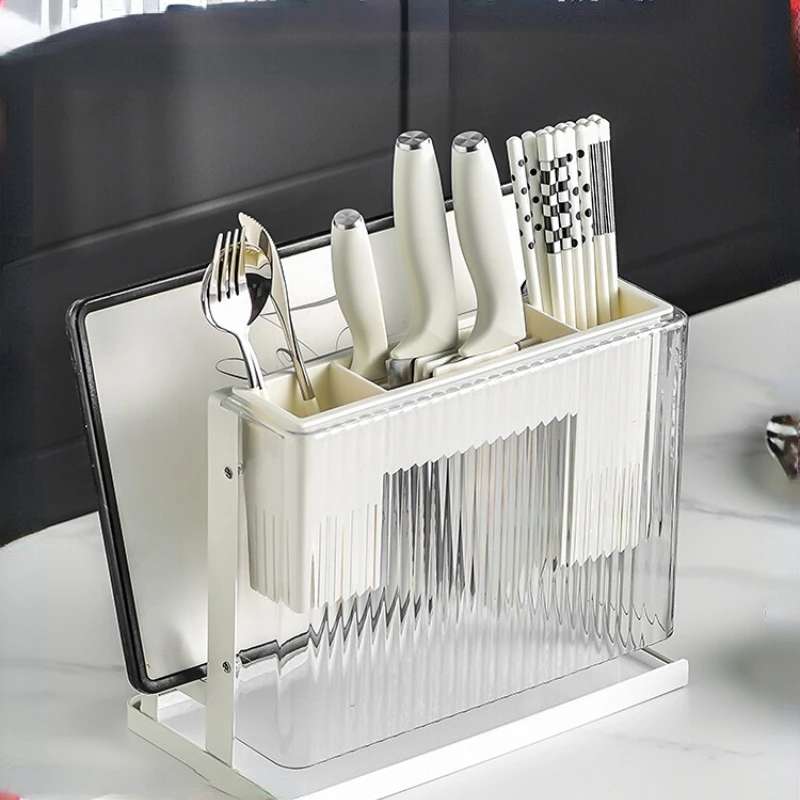

Wall mounted knife rest storage rack Table top chopsticks knife storage rack