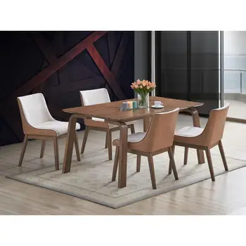 5-Piece Walnut Dining Set 1