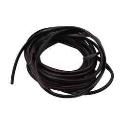 5m Universal Car Door Edge Rubber Scratch Protector Strip (Black)
