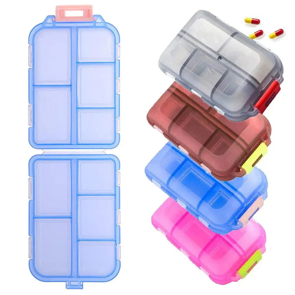 Thickened Pill Box - Portable, Multi-color, Stylish Storage