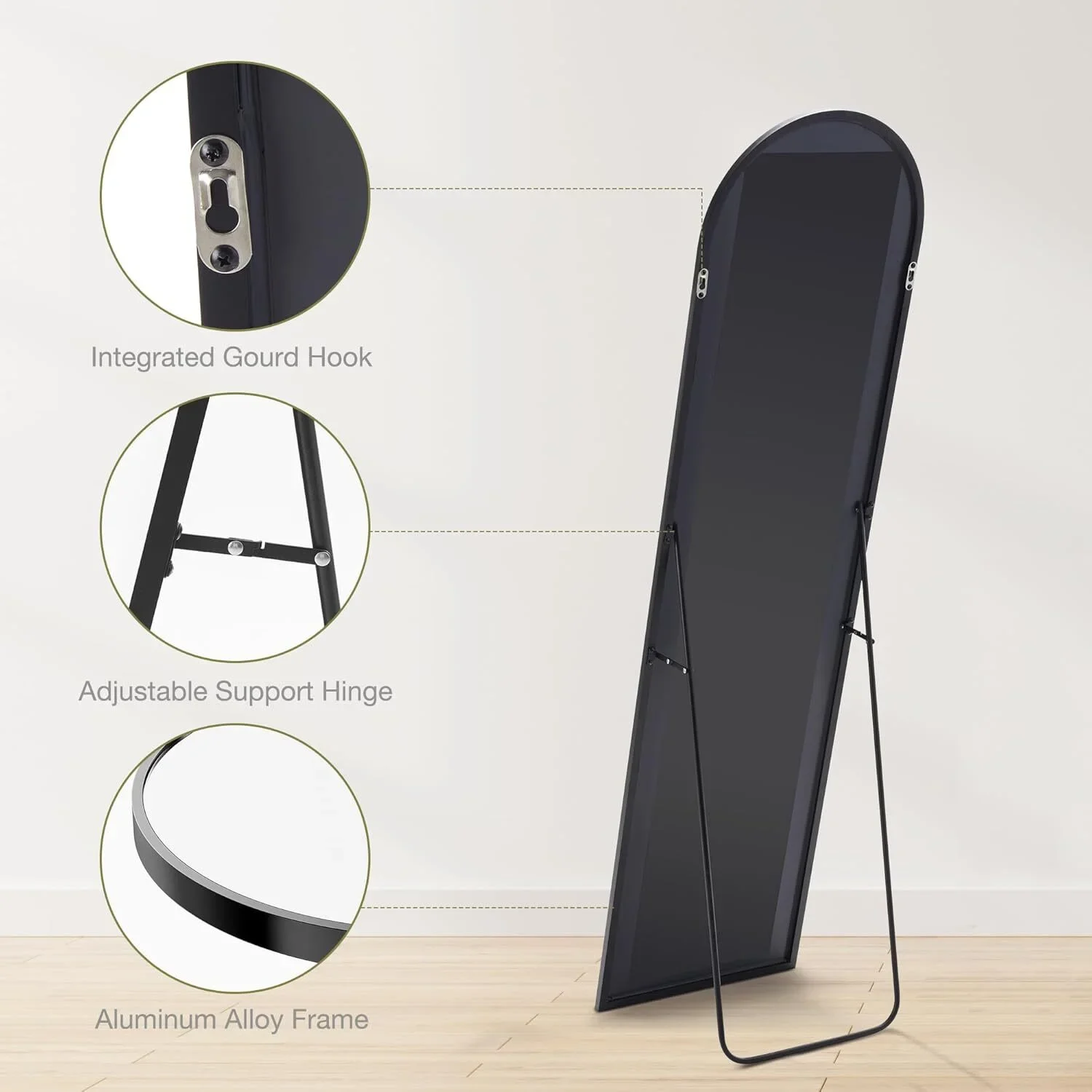 Arched Floor Mirror 5