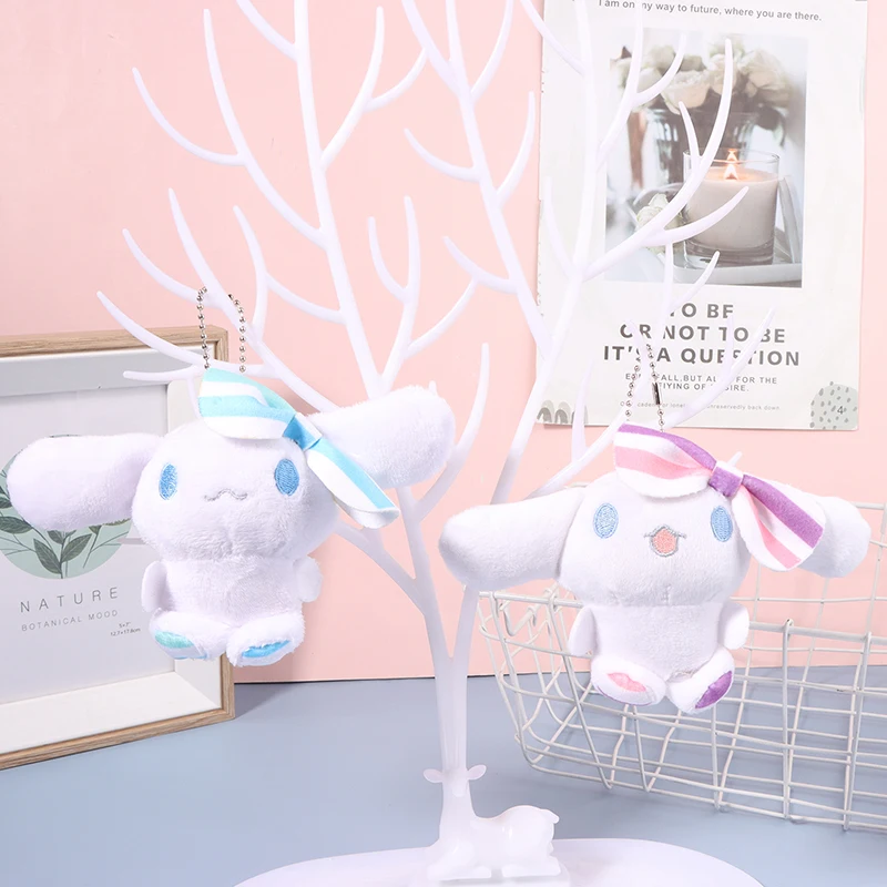 

Мультяшная плюшевая кукла Cinnamoroll, игрушки, кавайные мягкие игрушки, сумка, подвеска, фигурки героев, милые брелоки, игрушки, подарки для детей