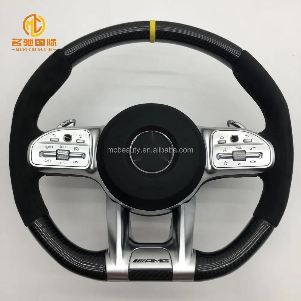 

Рулевое колесо из углеродного волокна для Mercedes-Benz W205 C63 W213 E63 GLC W463 AMG 809