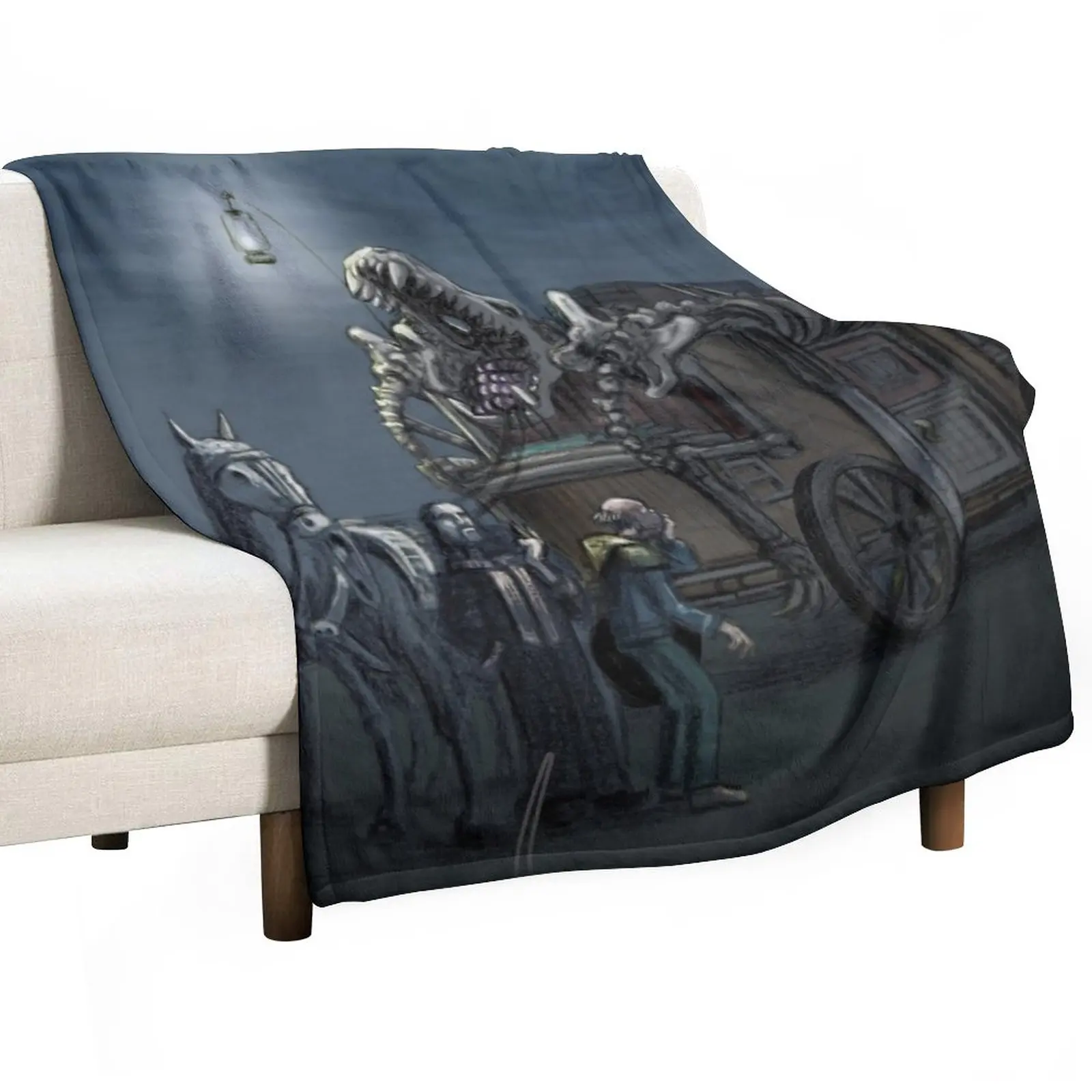 

Bauchelain and Broach's new ride. Throw Blanket Summer Bedding Blankets bed plaid Personalized Gift blankets and blankets