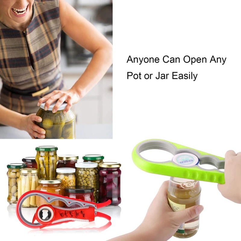 Jar Opener, Easy Grip Bottle Opener Twist Off Lid Quick Opening Cooking  Everyday Use for Weak Hands and Arthritic - AliExpress