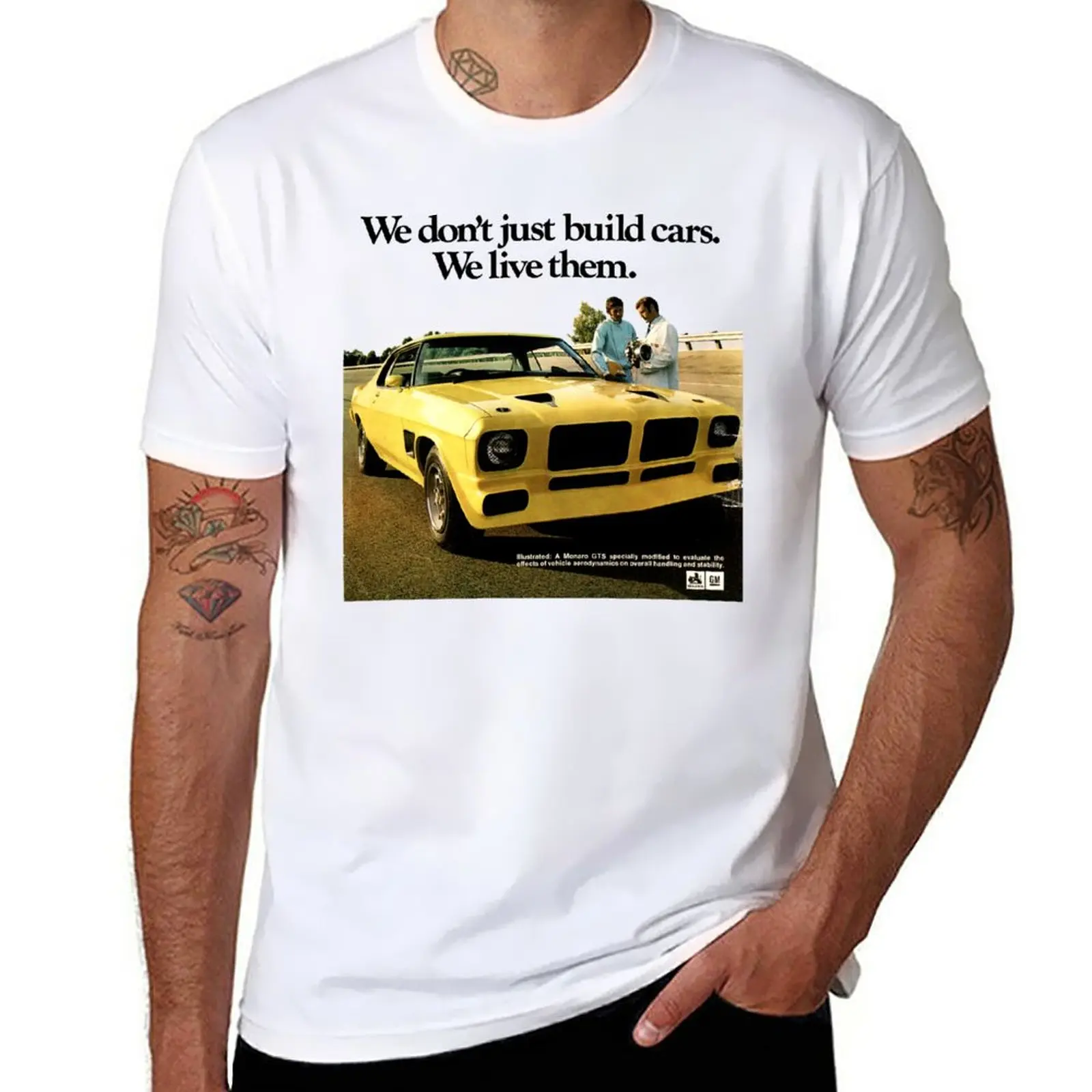

New HOLDEN HQ MONARO GTS - ADVERT T-Shirt sports fan t-shirts custom t shirts design your own men t shirt