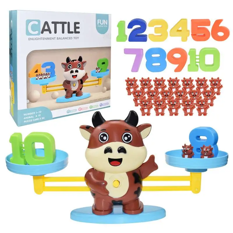 

Cool Math Game Animal Balance Counting Games Montessori Kindergarten Preschool Learning Activities Birthday Gift Toys For Girls