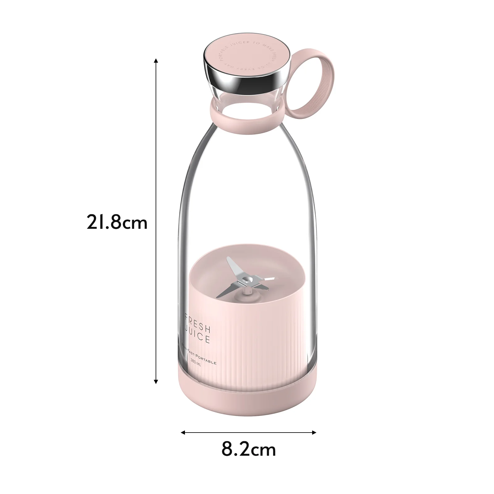 DIKTOOK Portable Personal Blender Cup for Smoothies and Shakes, Smoothie  Blender Mini Machine, 380ml