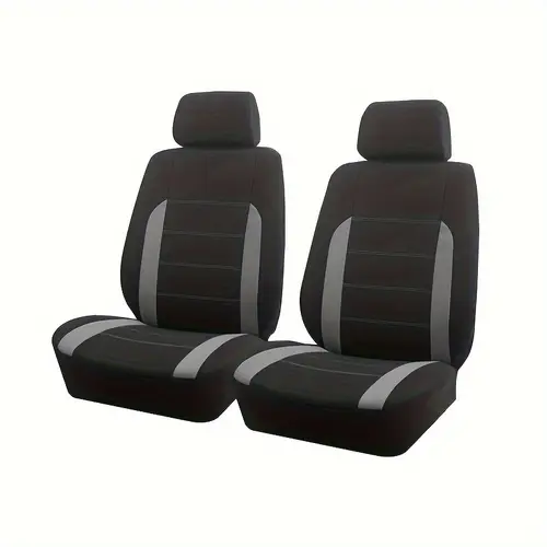 AUTO PLUS Sports Universal Polyester Car Seat Cover Set Fit Most Car Plain Fabric Bicolor Stylish Car Accessories Seat Protector - Image 12