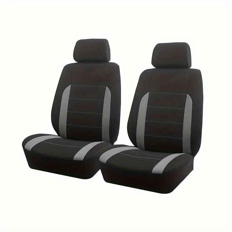 AUTO PLUS Sports Universal Polyester Car Seat Cover Set Fit Most Car Plain Fabric Bicolor Stylish Car Accessories Seat Protector - Image 12