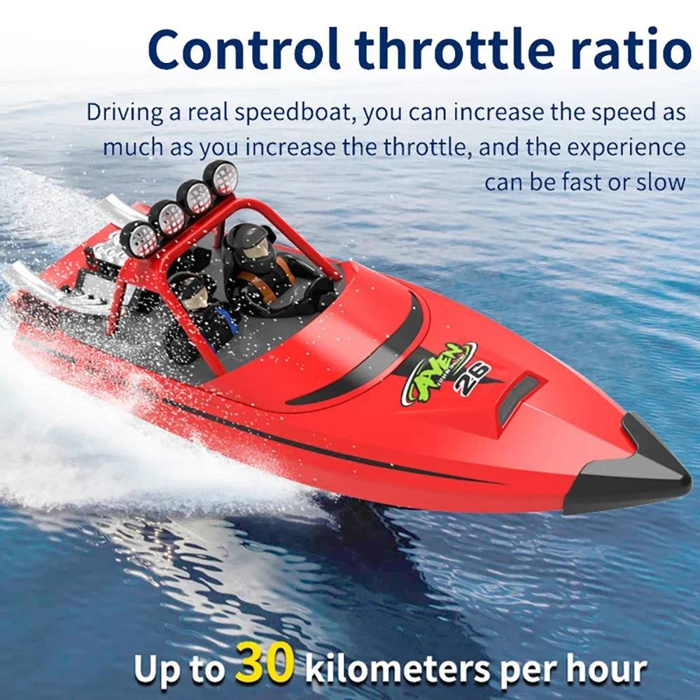 2.4GHz TY725 RC TURBOJET PUMP High-Speed Remote Control Jet Boat Low Battery Alarm Function Adult Children Toy Gift remote control boat