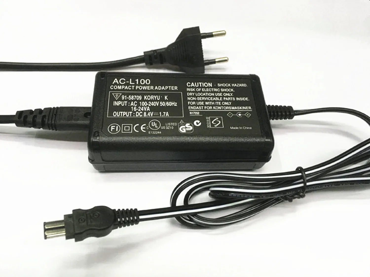 Ac l100-充電アダプター,Sony handycam用充電器,CCD-TRV16, CCD-TRV17