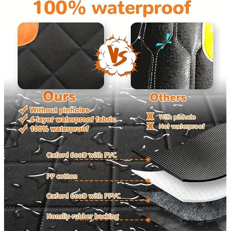 Universal Dog Seat Cover for Front or Rear Seat Waterproof Nonslip Pet Car Seat Protector Quilted Durable Padded car seat cover,dog seat cover