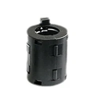 5Pcs 7/9/11/13mm Ring Core Ferrite Bead Clamp Choke Coil EMI RFI Noise Filter Clip Snap Cable For Black Magnetic Snap-on 1