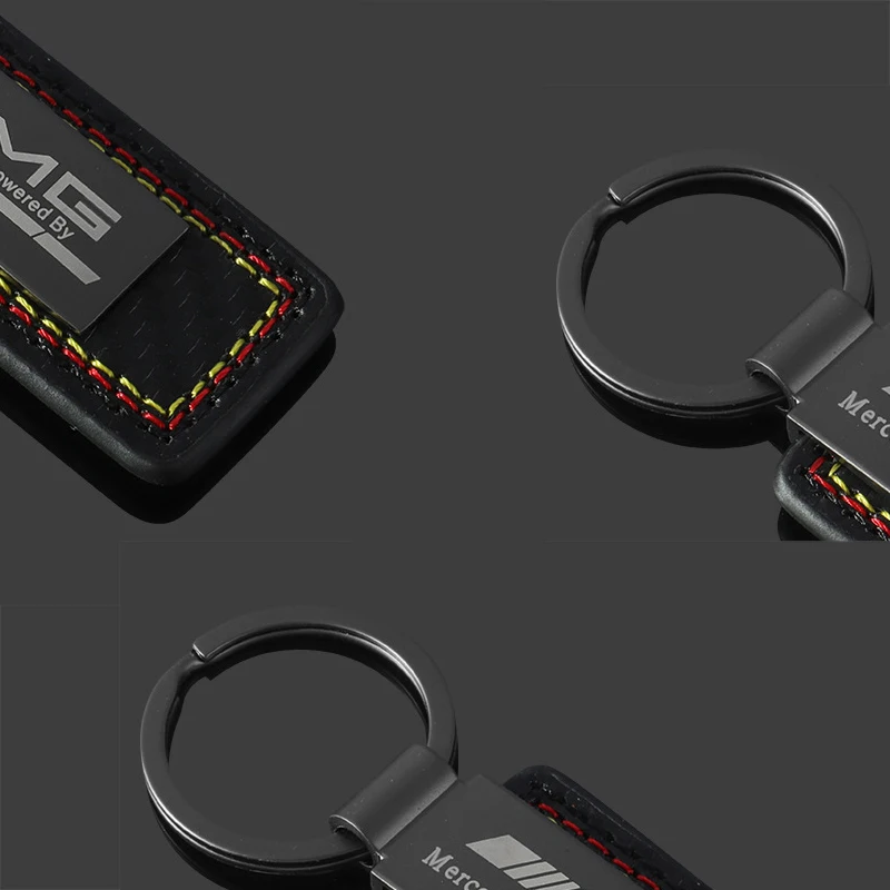 

Кожаный Автомобильный брелок с логотипом для Mercedes Benz W203 W205 W204 W210 W211 G500 C200 E320 CLA CLK GLA GLK Брелок с подвеской