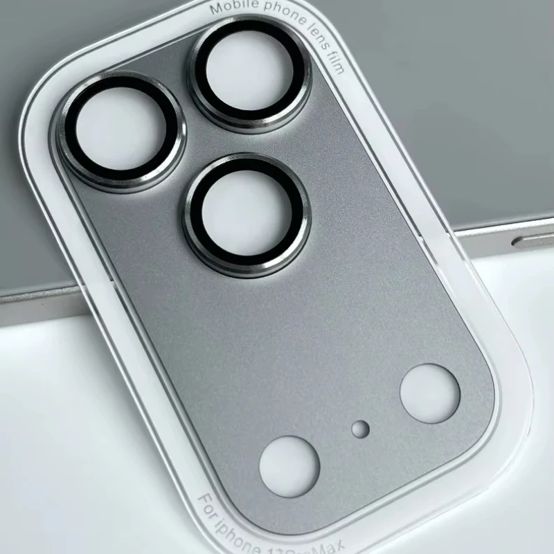 Premium Metal Camera Protector with Tempered Glass Cover for Enhanced Lens Protection
