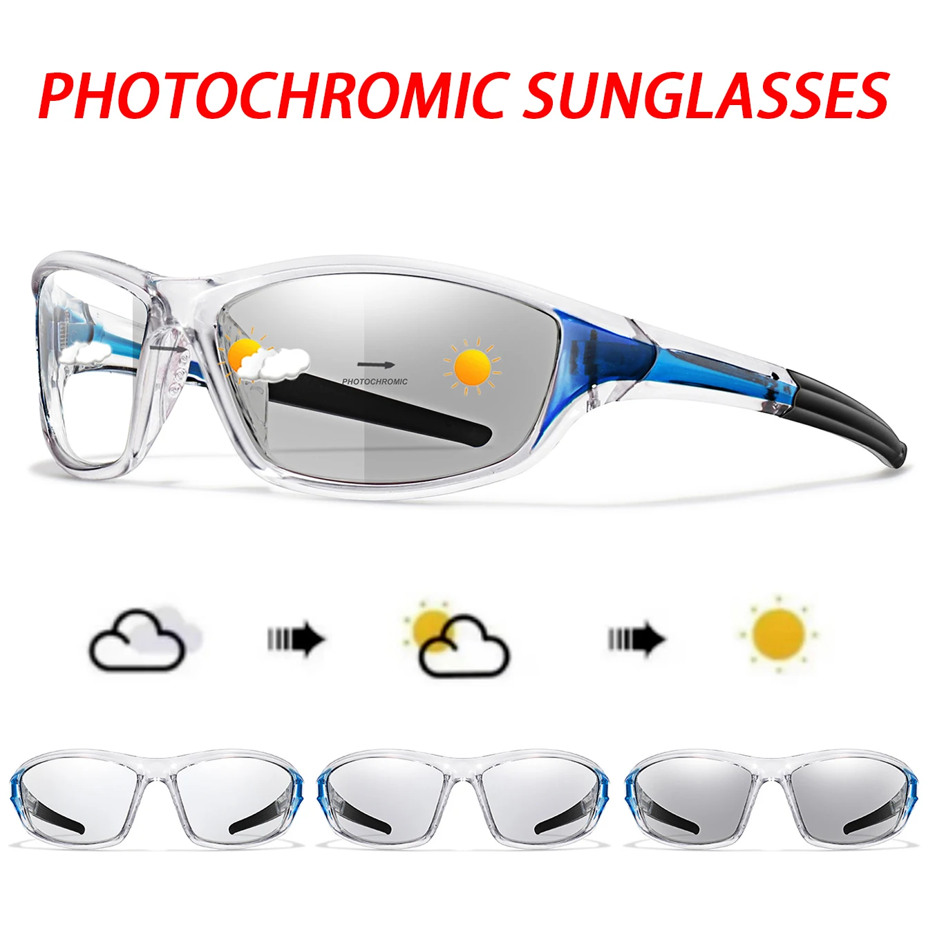 Uvex Photochromic Cycling Glasses for Men and Women MTB Bike Running Fishing