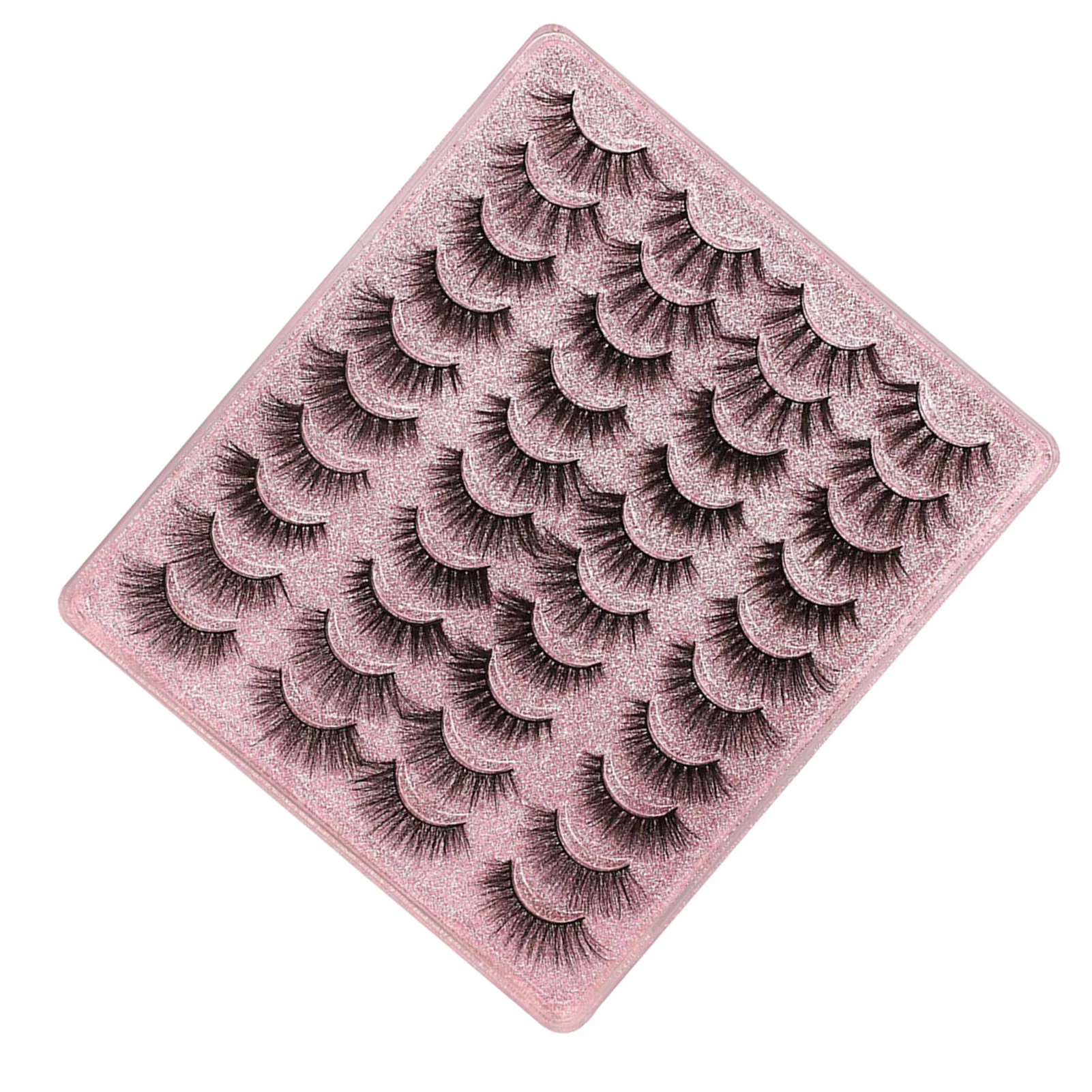 

Curled and False Eyelashes Lightweight Slender Fluffy Soft Lashes for Beauty Blogger Makeup Lover