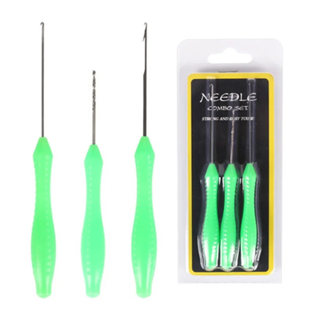 

Baiting Needle Set 2/3/4 Pcs Hook Drill Boilie Bait Carp Fishing Terminal Tackle Outdoor Fishing Accessories Supplies