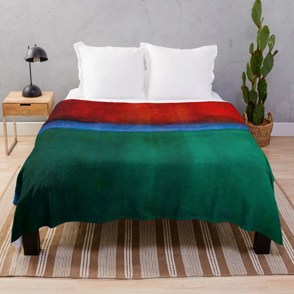 

Mark Rothko - Earth and Green Throw Blanket blankets ands wednesday Luxury Throw Beautifuls Blankets