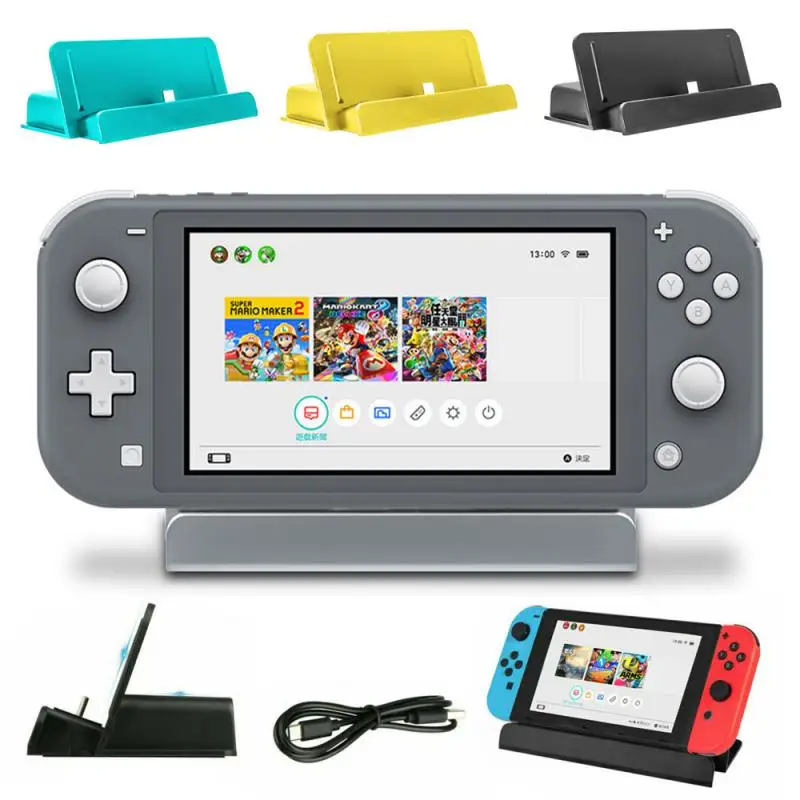 Caricabatterie Per Supporto Di Ricarica Di Tipo C Per Supporto Per Dock Per Console Switch Per Supporto Per Caricabatterie Per Mini Dock Station Ns Sw