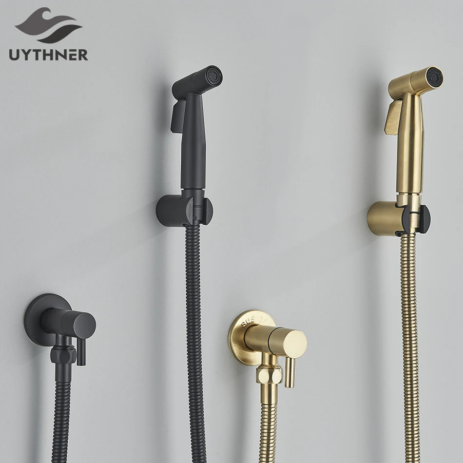 UYthner ก๊อกน้ำโถสุขภัณฑ์ห้องน้ำก๊อกน้ำทองเหลือง, ก๊อกเดี่ยวหัวฝักบัวน้ำเย็นก๊อกน้ำหัวก๊อกห้องน้ำ 1