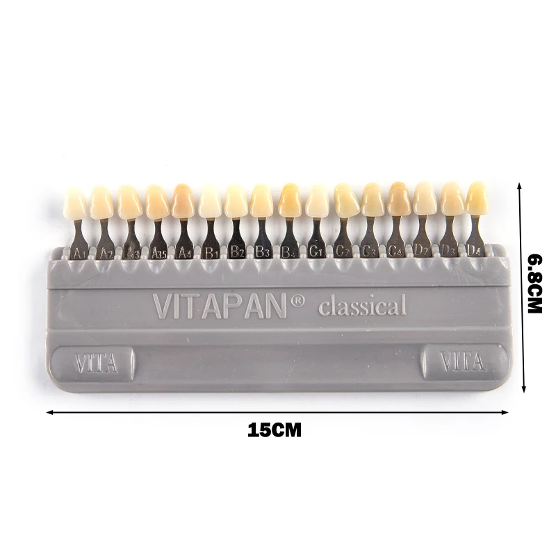 1PC Tooth Whitening Guide Dental Vita 16Colors Tooth Model Colorimetric Plate teeth whitening strips