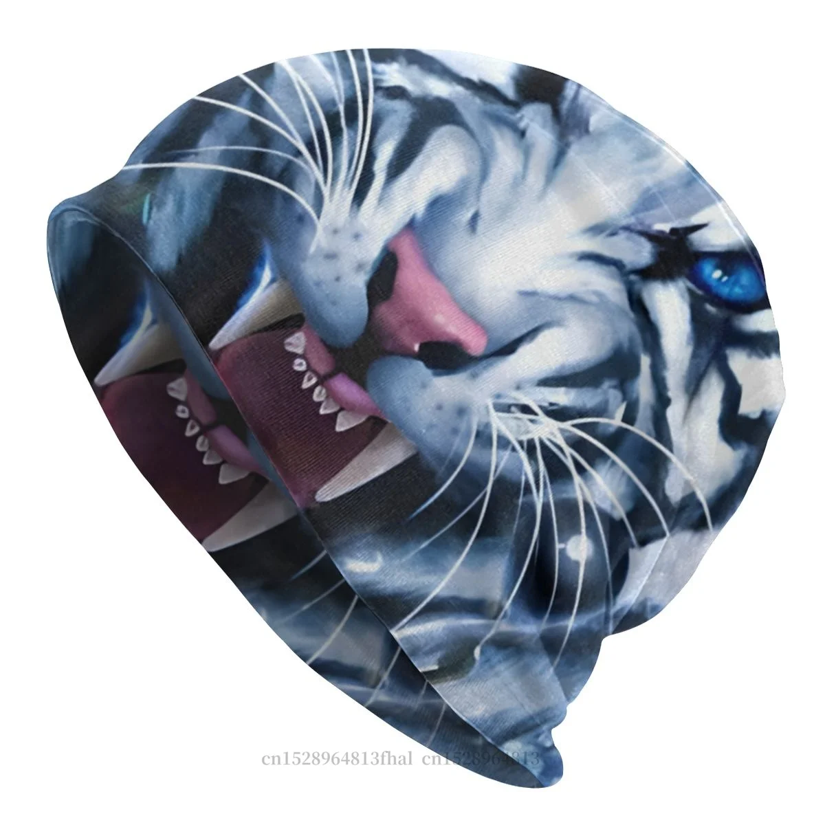 Cappello White Tiger Space Fashion Caps Per Uomo Donna Space Galaxy Wolf Skullies Berretti Berretti Da Sci Cappelli Morbidi Con Cofano
