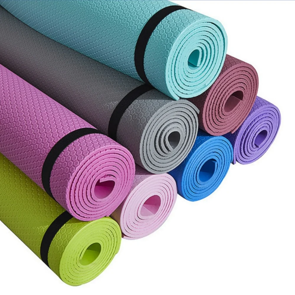 Esterilla antideslizante de espuma EVA para Yoga, colchoneta cómoda de 3MM para hacer ejercicio-6MM de grosor, Pilates y gimnasia