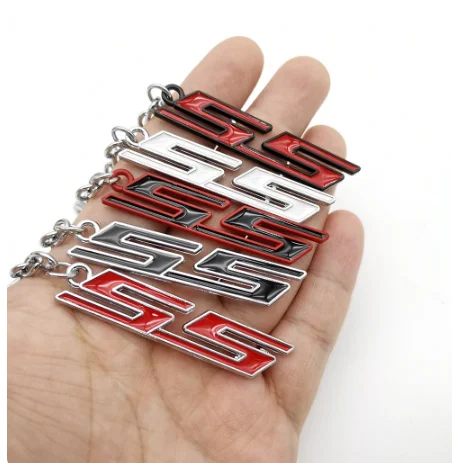 

Hot Sale Car Keychain SS Key Chain Ring for Chevrolet SS Cruze Epica Tahoe Captiva Malibu Lacetti Traverse Cobalt Chevy Caprice