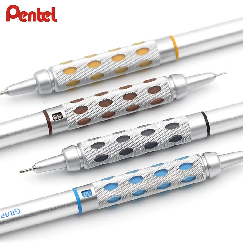 Фото Механический карандаш для рисования Pentel GraphGear 1000, 1 шт., механический карандаш для студентов, механический карандаш 0,3, 0,5, 0,7, 0,9 мм нелегко сломать №3