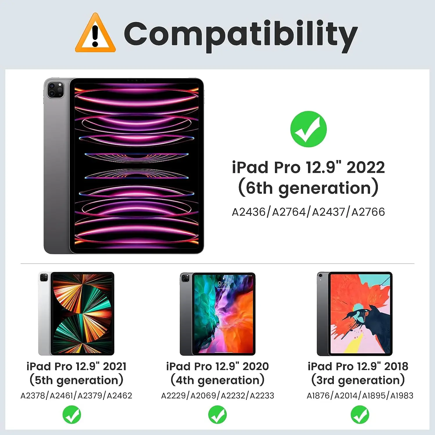 Capa Inteligente de Traseira Dura Fina para Ipad Capa Concha Suporte Fino Pro 12.9 ° 2023 ° 2023 ° 2023 ° 2023 ° 2023 - Imagem 4