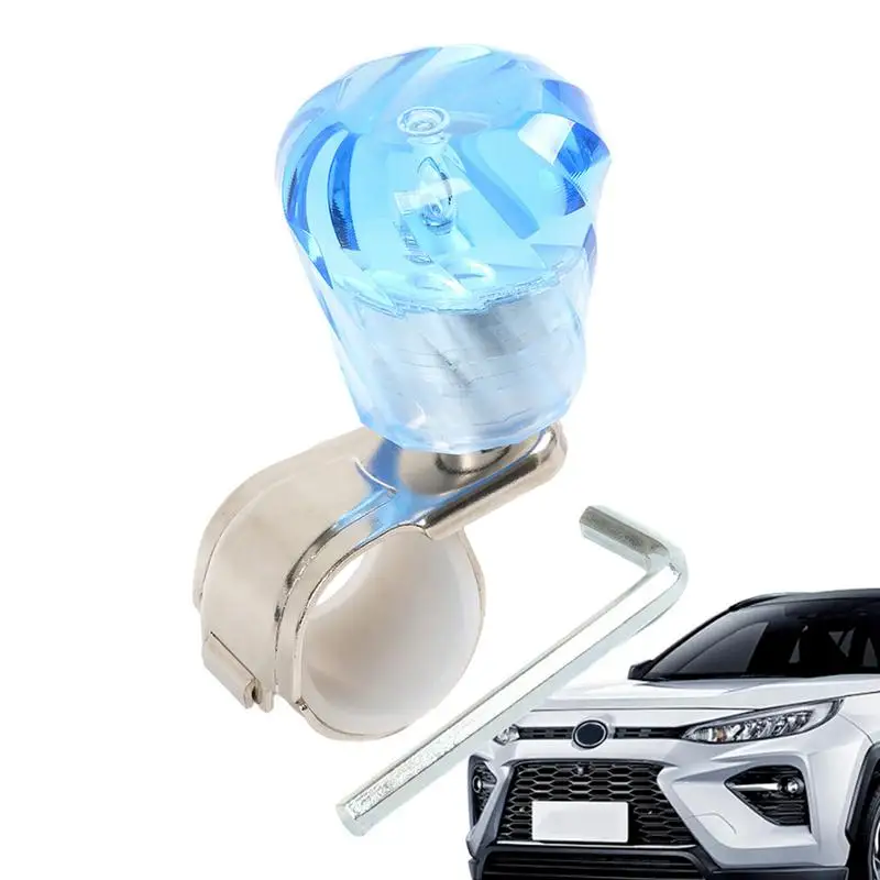 

Ручка рулевого колеса, шарикоподшипник, ручка бустера для автомобильного рулевого колеса, Кристальный дизайн, инструмент для рулевого колеса для внедорожников