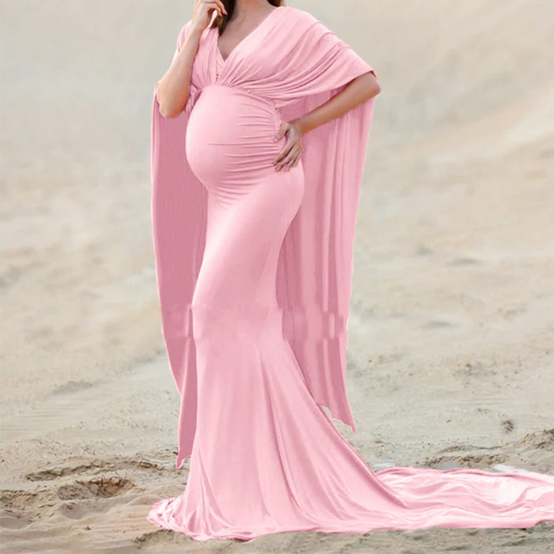 summer-fashionable-floor-length-dresses-for-maternity-dress-for-photo-session-new-dresses-for-women-pregnancy-shooting