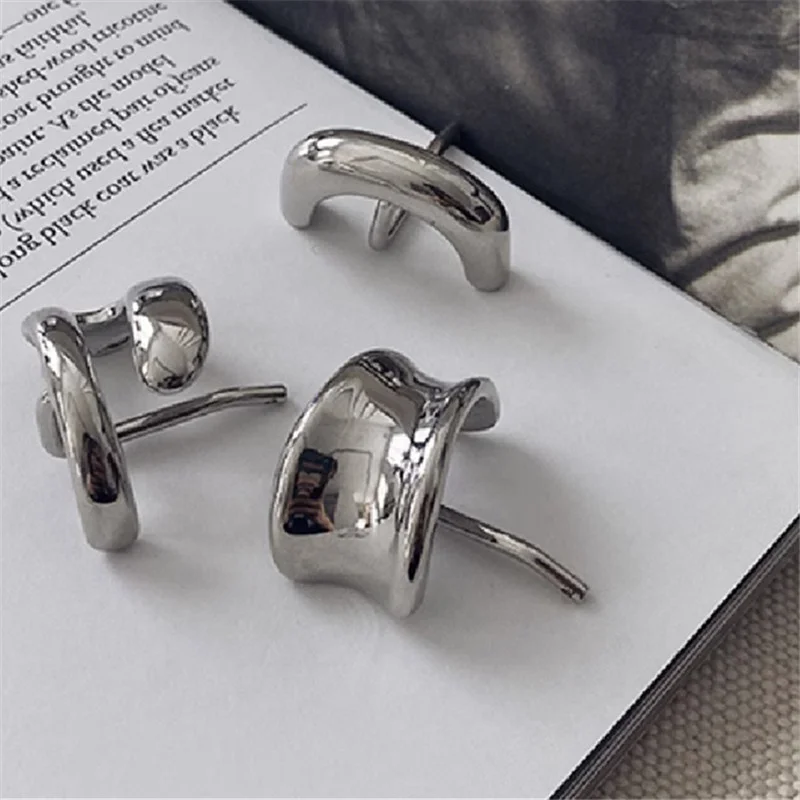 3 Piece Geometric Metal Hair Clips Hairpin Low Ponytail Hair Claws Women Girls Fashion Accessories Set hair accessory hair clip