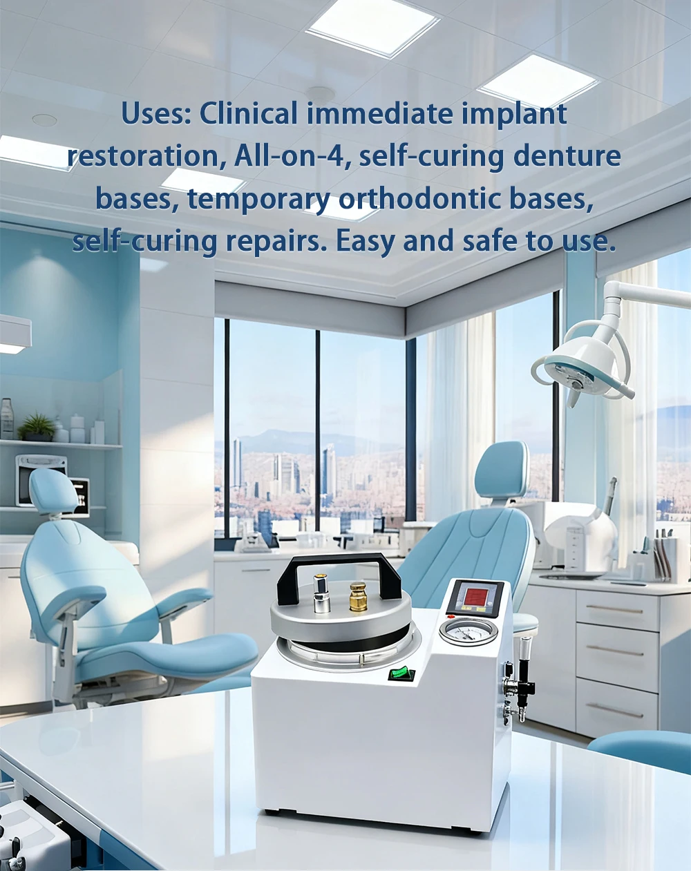 Dental Pressure Polymerizer Lab‑use Denture Processing Machine Dental Injection