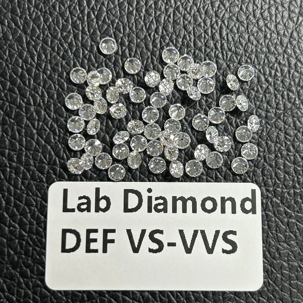 Meisidian 0.1-1.5 Carat Size 3-7.5mm DEF VS VVS HPHT Diamond Lab Grown Diamond 2