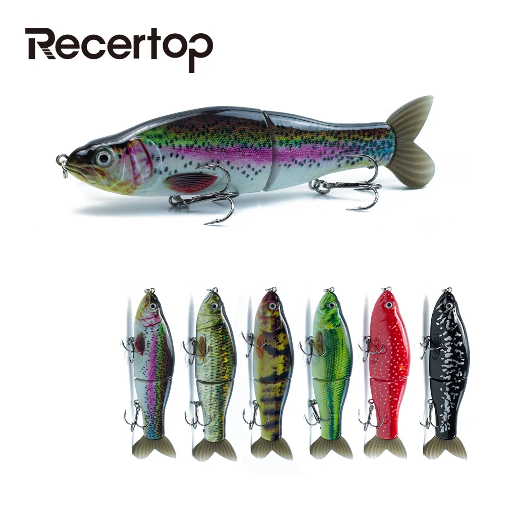 

Recertop Multi-jointed Soft Tail SwimBaits 165mm 56g Floating Fishing Glide Shad Bait Pesca Wobbler Slide Bass Lure Pike