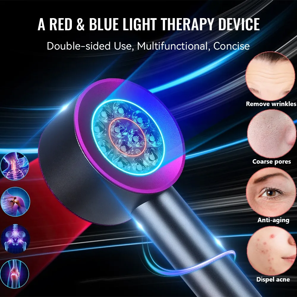 Red Light Therapy Anti Acne Scar Wrinkle Remover Device Dark Circles