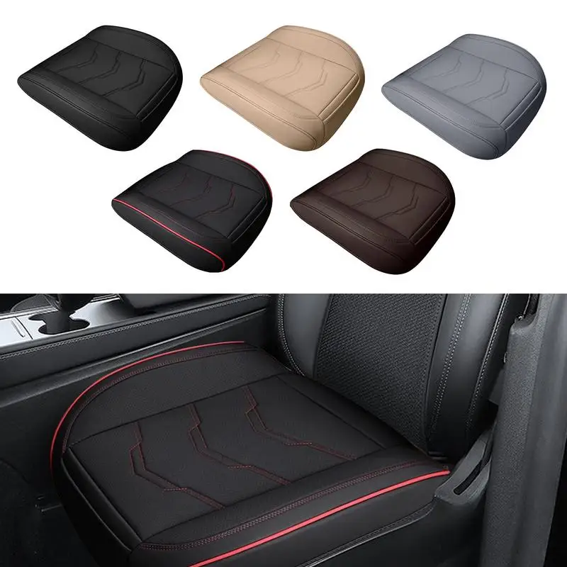 

Front Bottom Seat Cushion Covers Breathable Car Seat Cover with Front Storage Pocket Auto Seatfor Minivan Racing Car Accessories