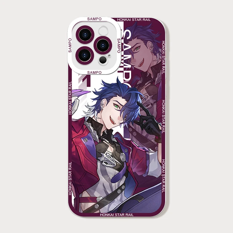 Honkai Star Rail Character Clear Phone Case
