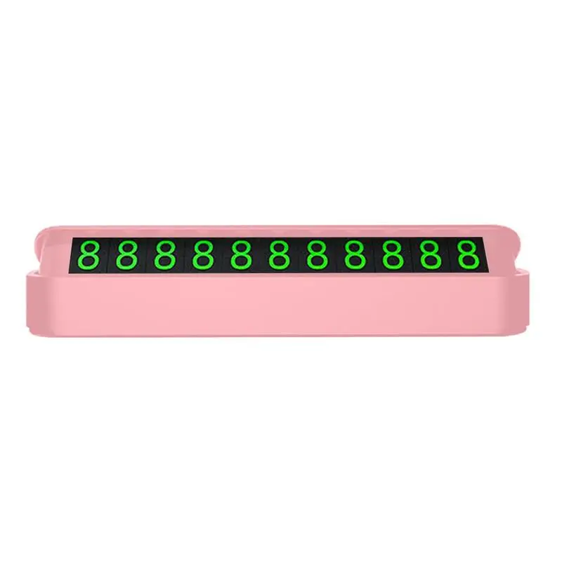 

Car Temporary Parking Card Plate Car Magnetic Temporary Phone Number Card Portable Phone Number Card Parking Accessories