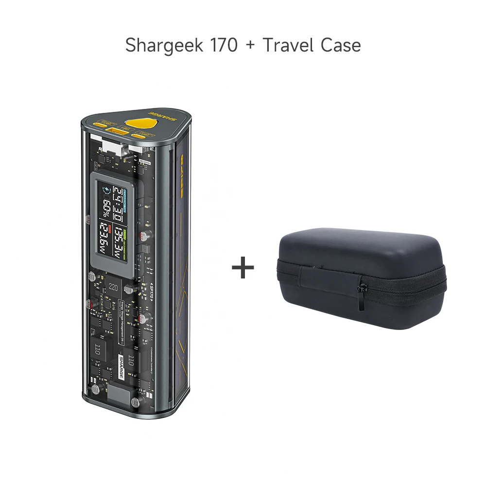 Shargeek 170 パワーバンク 24000mAh Shargeek 170 Power Bank 24,000mAh 170W Portable Charger IP66