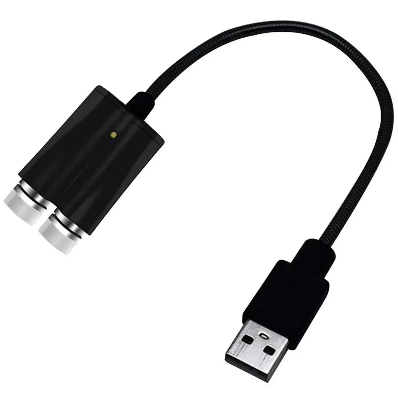 

USB-проекция со звездами, USB-проектор со звездами, ночник, освещение для интерьера автомобиля, легко сгибается, портативные автомобильные светильники для крыши