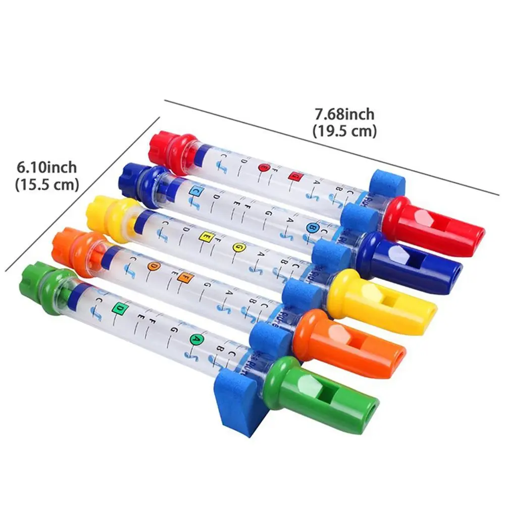Musical instruments Gifts Preschool Educational Fun Playing Kids Whistle Whistling Tube Bath Water Flutes Bathing Toys