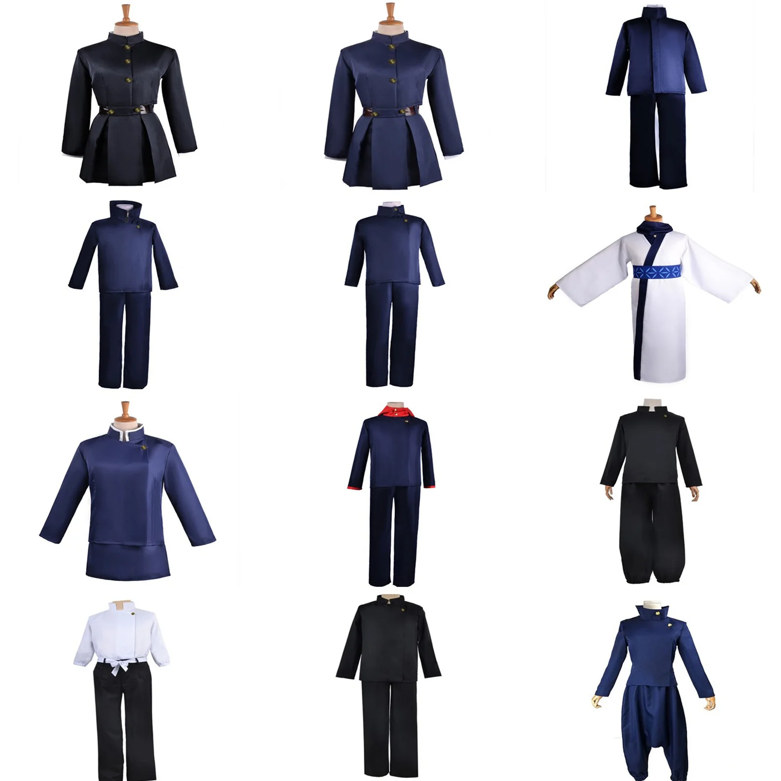 thumbnail image 2 of Disfraz de Cosplay de Anime Itadori Yuji Fushiguro Megumi Kugisaki Nobara Satoru Gojo para mujeres y hombres, traje de uniforme, traje de Halloween, 2 of 5