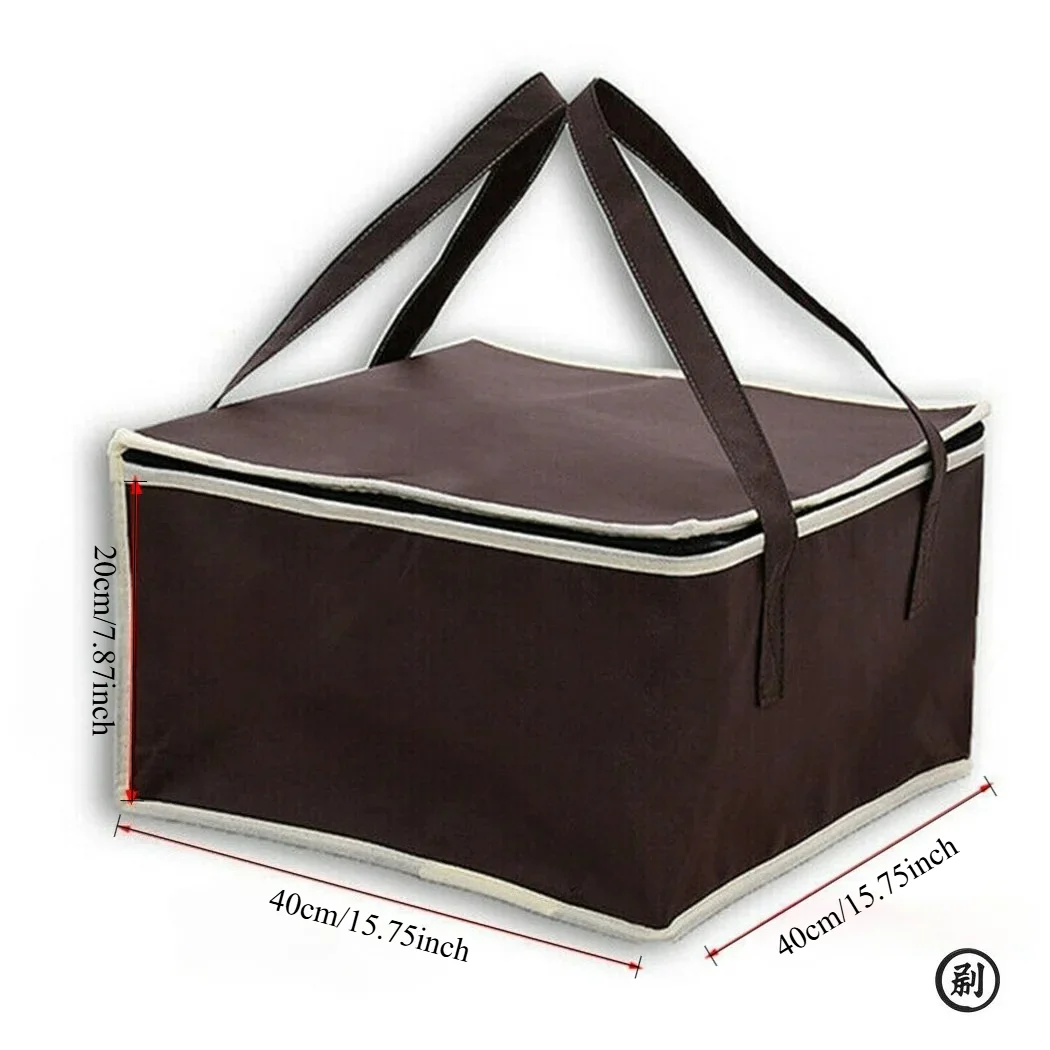 Food Pizza Delivery Insulated Bag Waterproof Camping Warmer Cold Thermal Foil Insulation