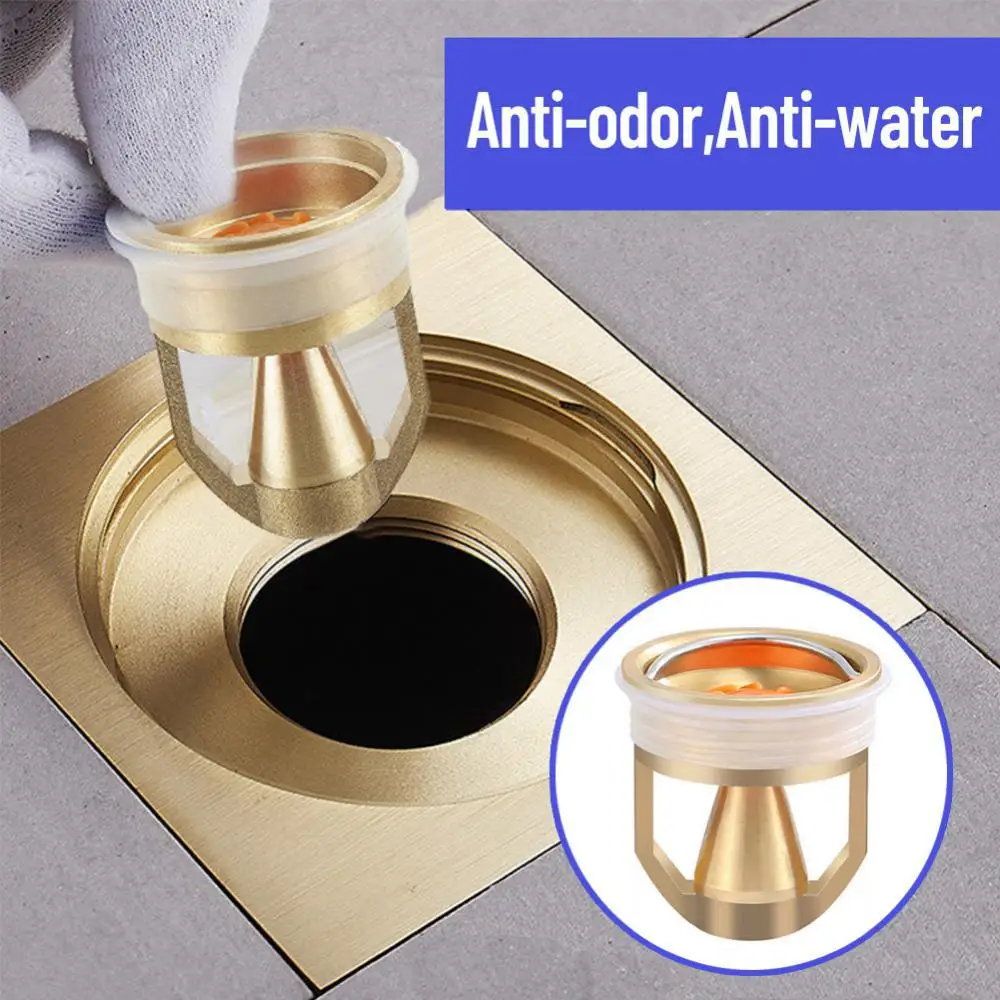 Description Picture 2 of item19 types Odor Proof Floor Drain Valve-Sewer Core Backflow Preventer Shower Floor Drain Plug for Kitchen Bathroom Toilet Sewer